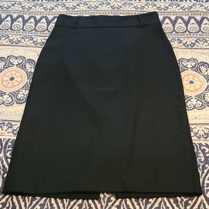 Banana Republic black wool pencil skirt sz 2